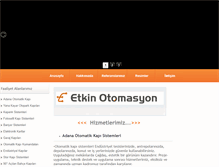 Tablet Screenshot of etkinotomasyon.com